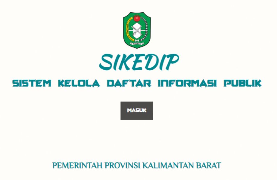 Sistem Kelola Daftar Informasi Publik (Si Kedip)